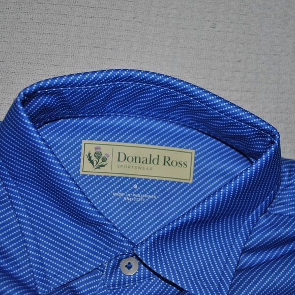 NWT Donald Ross Navy Golf Polo - Picture 2 of 5